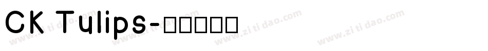 CK Tulips字体转换